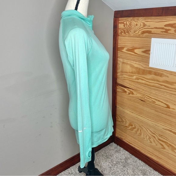 Lululemon Run Swiftly Tech 1/2 Zip Pullover Jacket Heathered Menthol 4/6 W3F39S - Picture 3 of 11